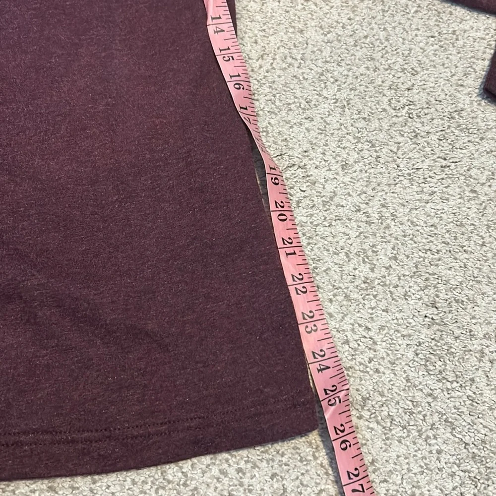 NWT J. Crew Pull-Over Sweater in Heathered Burgundy, M